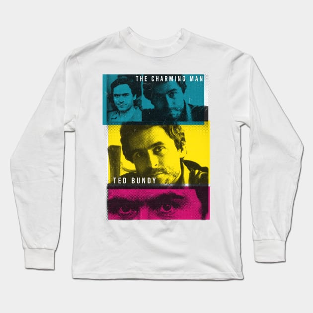 the charming man ted bundy Long Sleeve T-Shirt by psninetynine